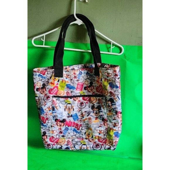 Disney Parks Exclusive Tote Bag I Love Nerds Mickey Donald Goofy Pluto Minnie - Picture 2 of 7